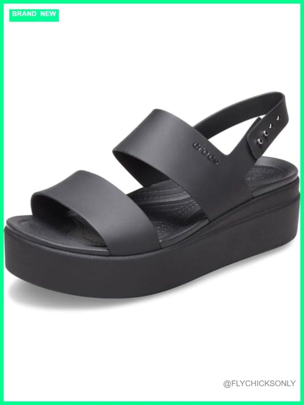 Crocs Brooklyn Low Wedge Platform Sandals with LiteRide Comfort